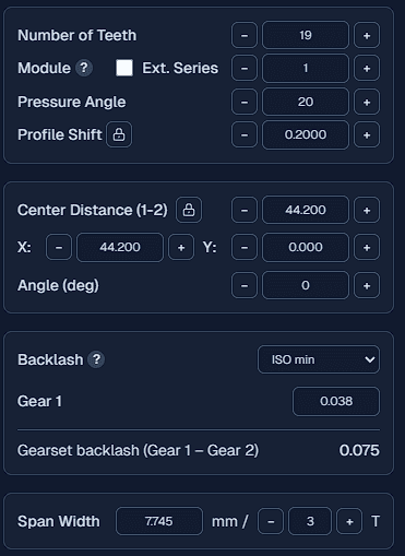 Reverse engineering configuration sidebar